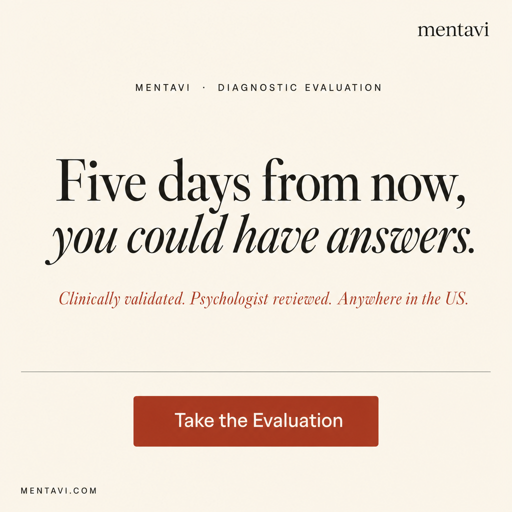 Mentavi A3 — Five days from now, you could have answers.