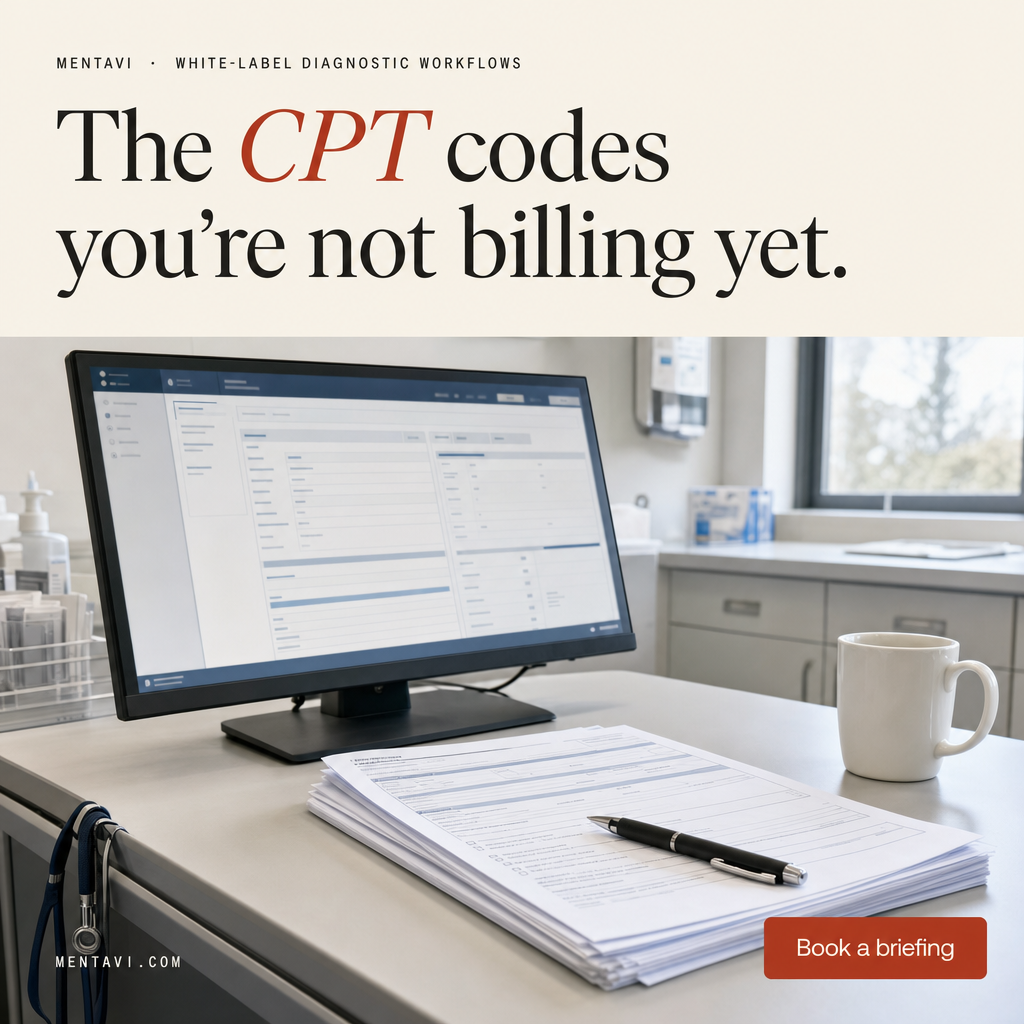 Mentavi L-B3 — The CPT codes you're not billing yet.